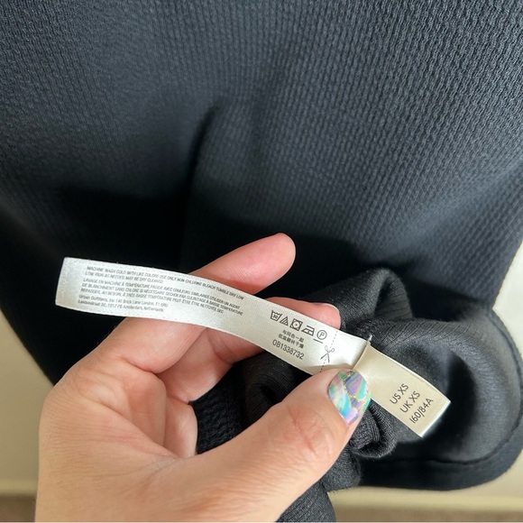 Free People Beach Talia Mini Dress black extra small - Picture 12 of 12